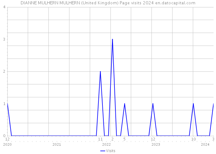 DIANNE MULHERN MULHERN (United Kingdom) Page visits 2024 