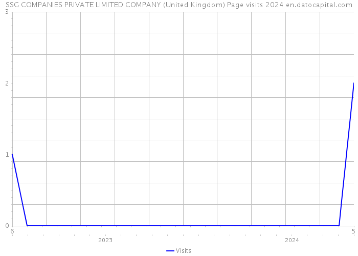 SSG COMPANIES PRIVATE LIMITED COMPANY (United Kingdom) Page visits 2024 