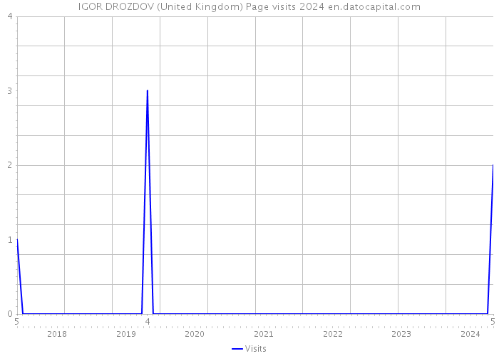 IGOR DROZDOV (United Kingdom) Page visits 2024 