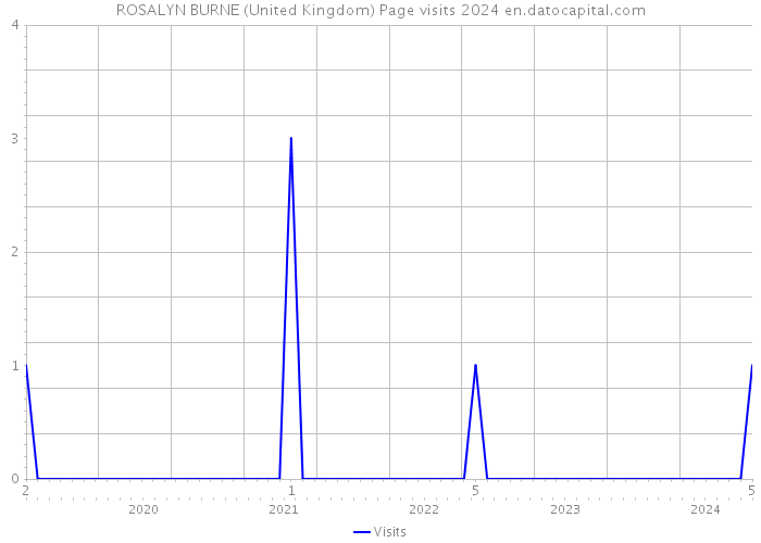 ROSALYN BURNE (United Kingdom) Page visits 2024 