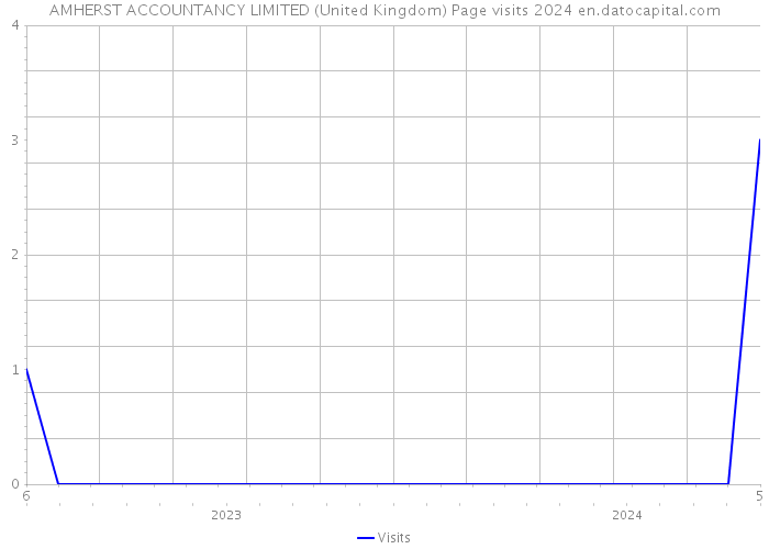 AMHERST ACCOUNTANCY LIMITED (United Kingdom) Page visits 2024 