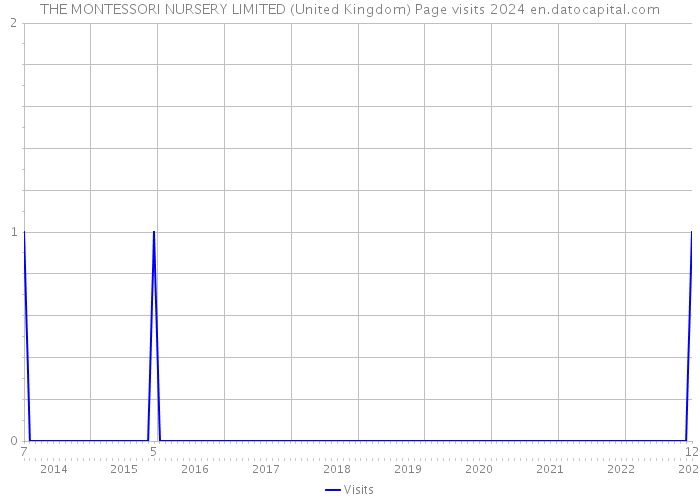 THE MONTESSORI NURSERY LIMITED (United Kingdom) Page visits 2024 