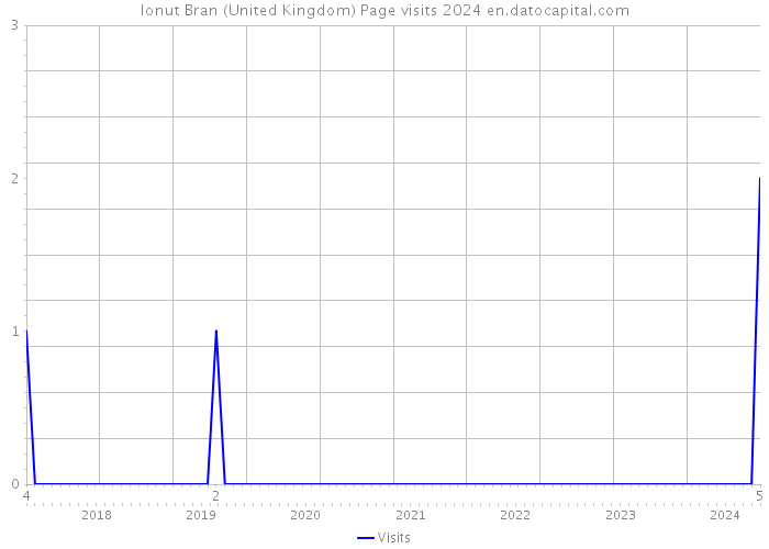 Ionut Bran (United Kingdom) Page visits 2024 