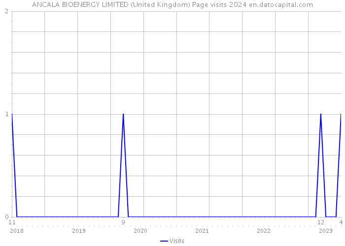 ANCALA BIOENERGY LIMITED (United Kingdom) Page visits 2024 