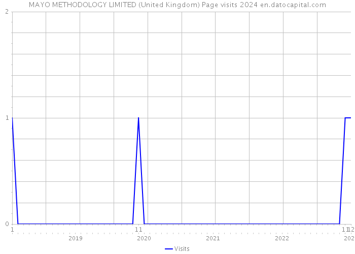 MAYO METHODOLOGY LIMITED (United Kingdom) Page visits 2024 