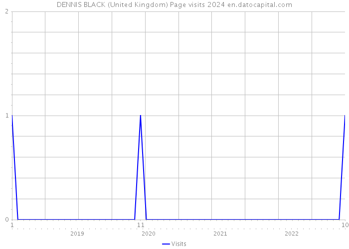 DENNIS BLACK (United Kingdom) Page visits 2024 