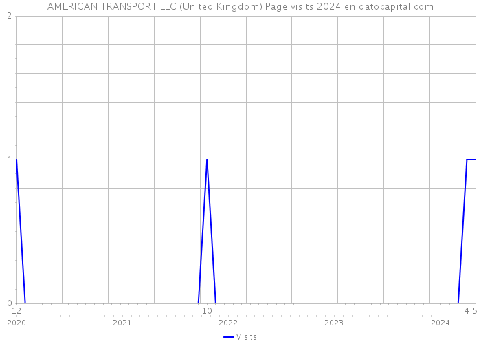 AMERICAN TRANSPORT LLC (United Kingdom) Page visits 2024 