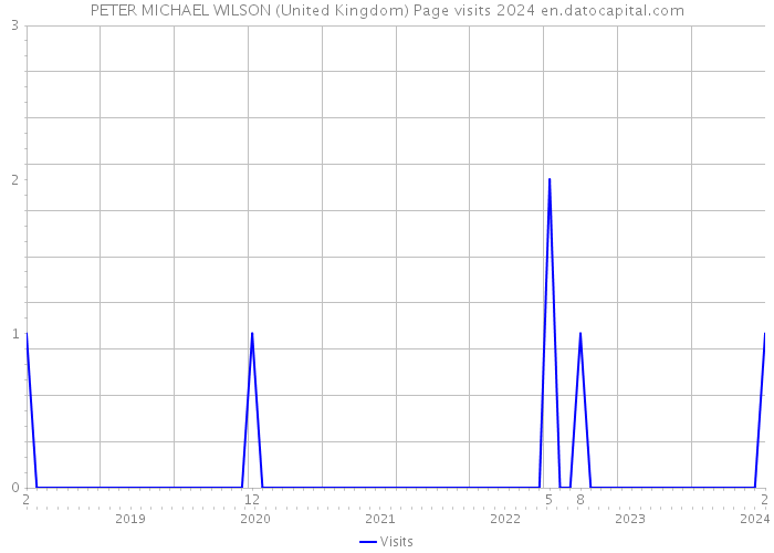 PETER MICHAEL WILSON (United Kingdom) Page visits 2024 