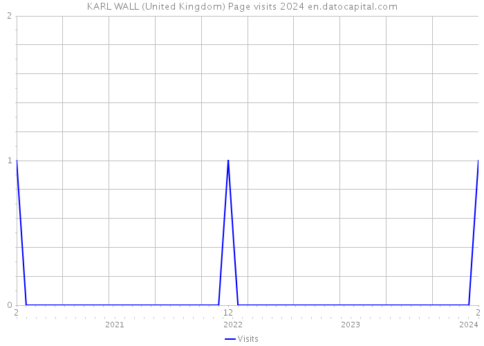 KARL WALL (United Kingdom) Page visits 2024 