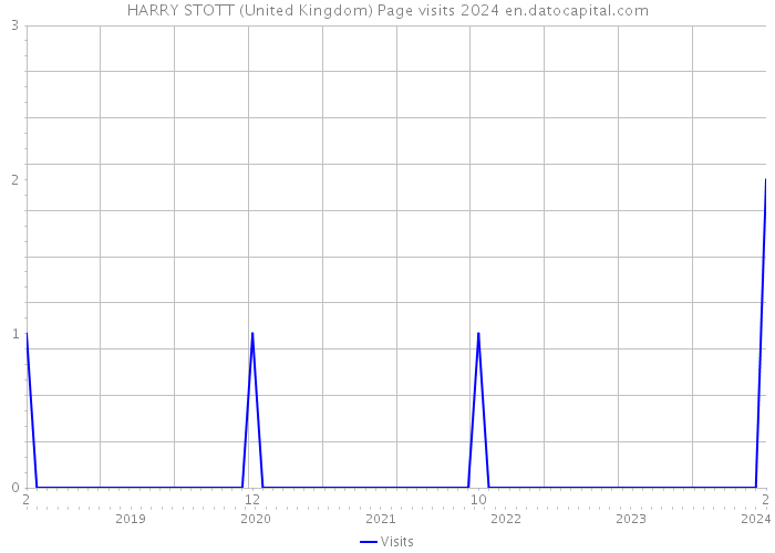 HARRY STOTT (United Kingdom) Page visits 2024 