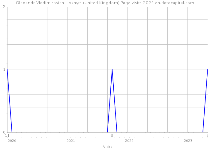 Olexandr Vladimirovich Lipshyts (United Kingdom) Page visits 2024 