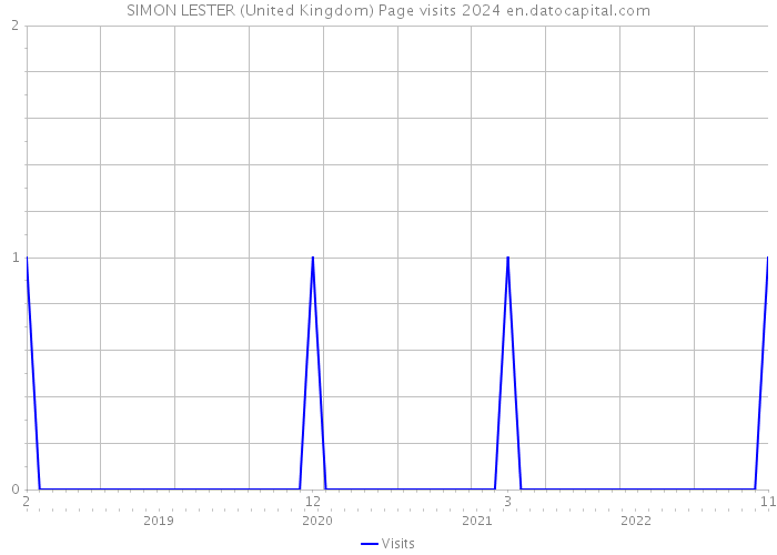 SIMON LESTER (United Kingdom) Page visits 2024 