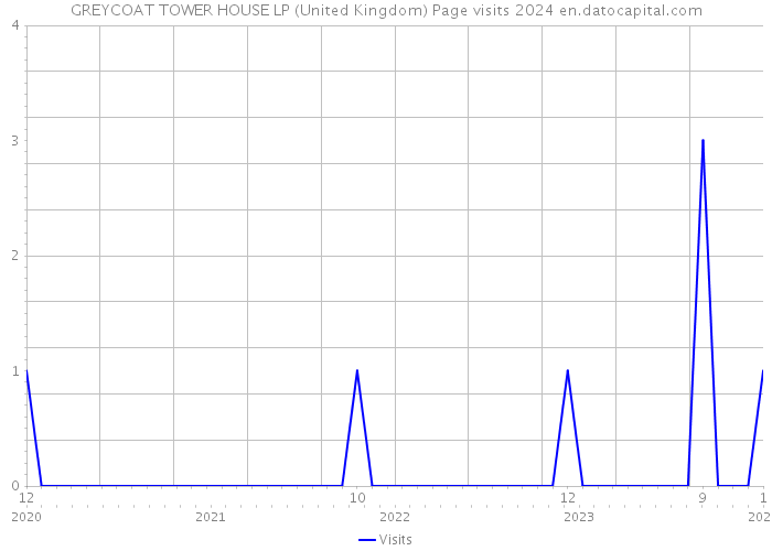GREYCOAT TOWER HOUSE LP (United Kingdom) Page visits 2024 