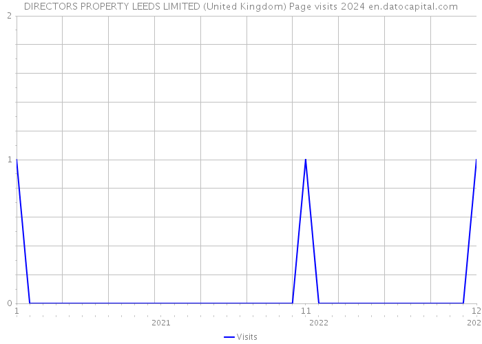 DIRECTORS PROPERTY LEEDS LIMITED (United Kingdom) Page visits 2024 