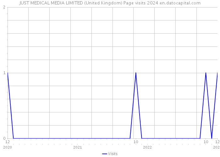 JUST MEDICAL MEDIA LIMITED (United Kingdom) Page visits 2024 