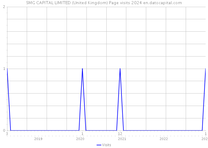 SMG CAPITAL LIMITED (United Kingdom) Page visits 2024 