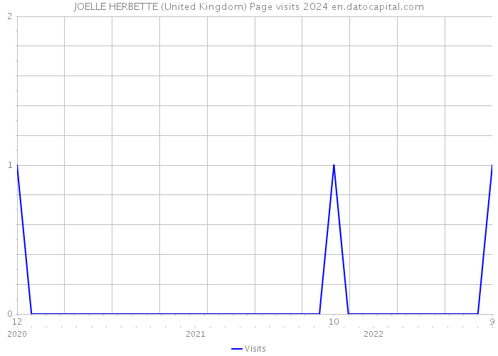 JOELLE HERBETTE (United Kingdom) Page visits 2024 