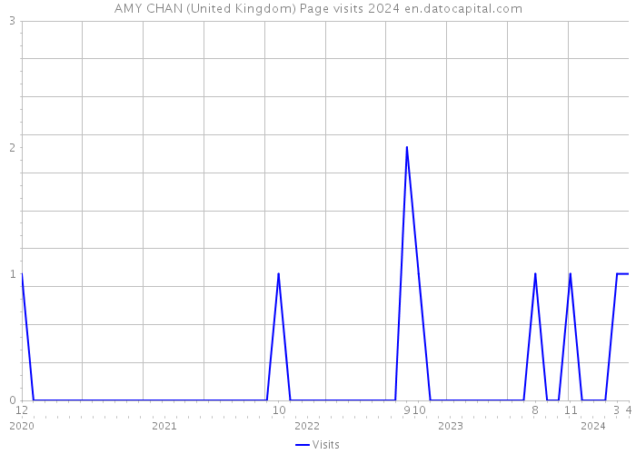 AMY CHAN (United Kingdom) Page visits 2024 