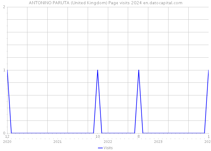 ANTONINO PARUTA (United Kingdom) Page visits 2024 