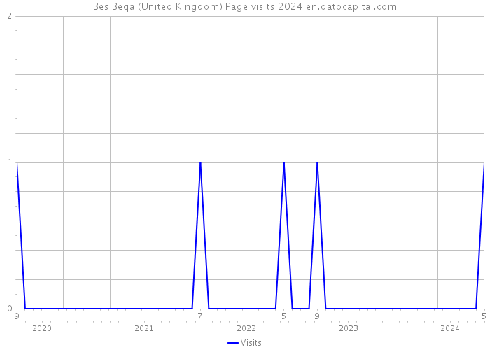 Bes Beqa (United Kingdom) Page visits 2024 