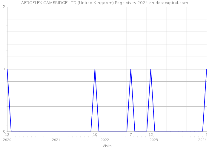 AEROFLEX CAMBRIDGE LTD (United Kingdom) Page visits 2024 