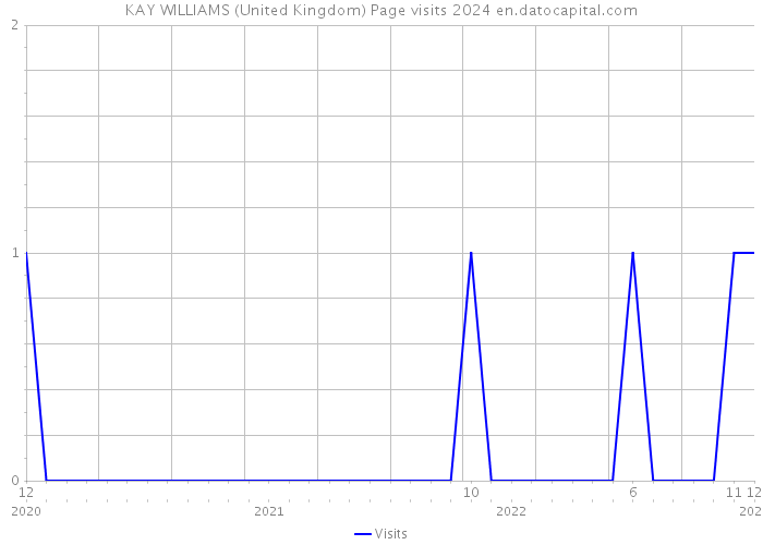 KAY WILLIAMS (United Kingdom) Page visits 2024 