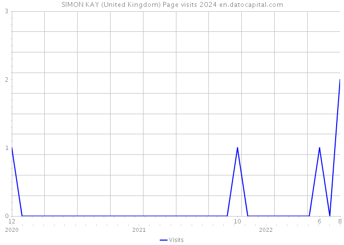 SIMON KAY (United Kingdom) Page visits 2024 