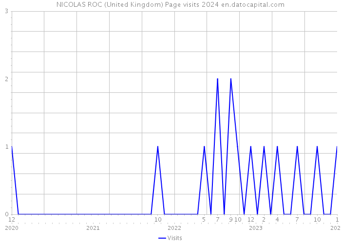 NICOLAS ROC (United Kingdom) Page visits 2024 