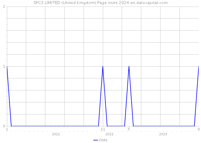 SPC3 LIMITED (United Kingdom) Page visits 2024 