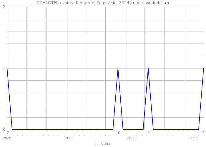 SCHROTER (United Kingdom) Page visits 2024 