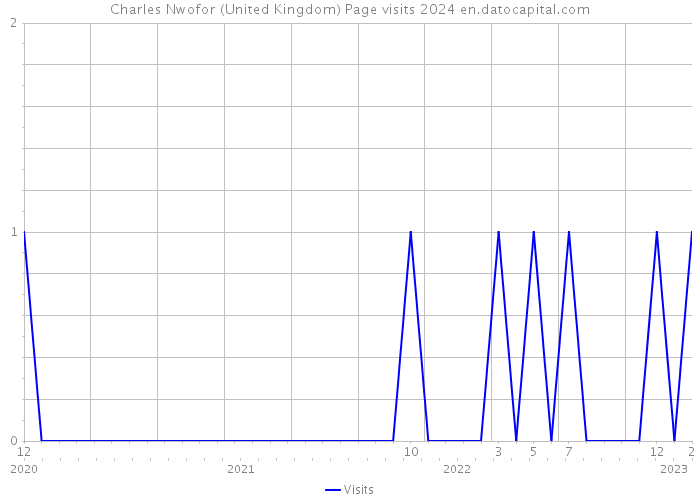 Charles Nwofor (United Kingdom) Page visits 2024 