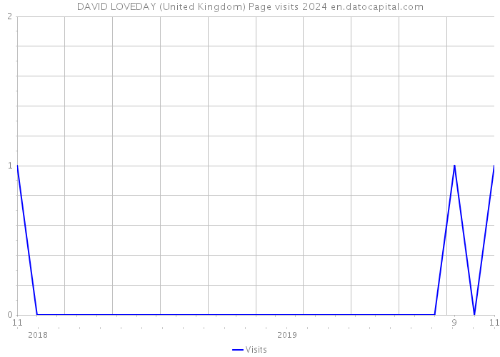 DAVID LOVEDAY (United Kingdom) Page visits 2024 