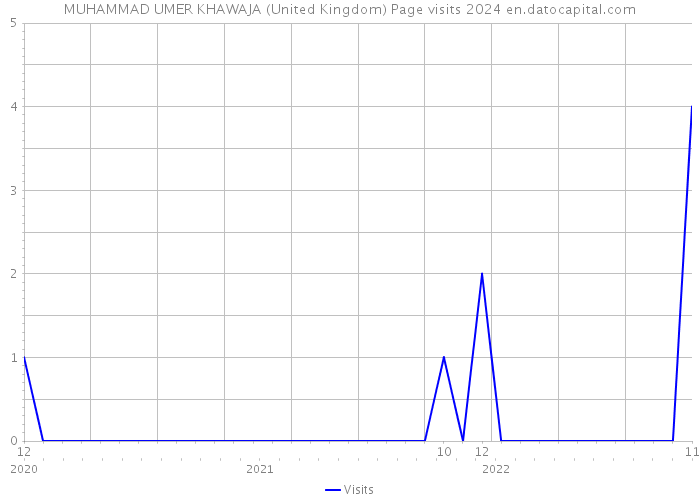 MUHAMMAD UMER KHAWAJA (United Kingdom) Page visits 2024 
