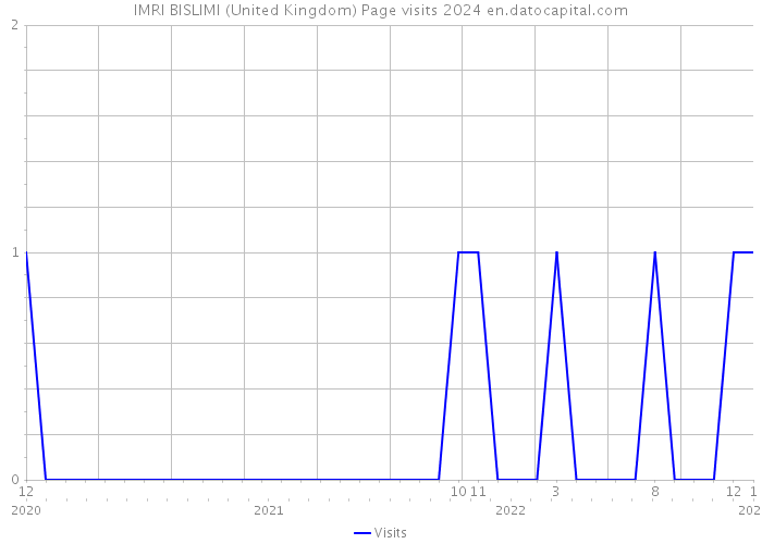 IMRI BISLIMI (United Kingdom) Page visits 2024 
