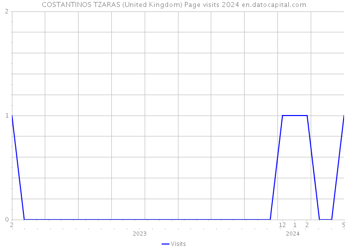 COSTANTINOS TZARAS (United Kingdom) Page visits 2024 