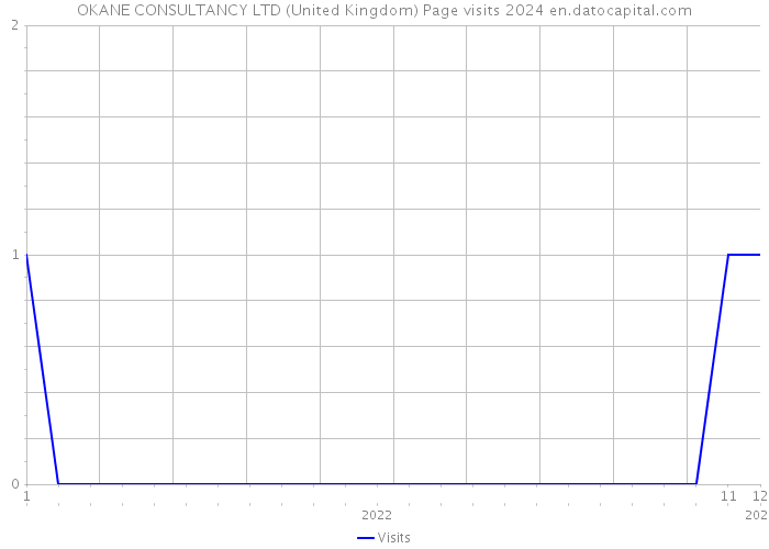 OKANE CONSULTANCY LTD (United Kingdom) Page visits 2024 
