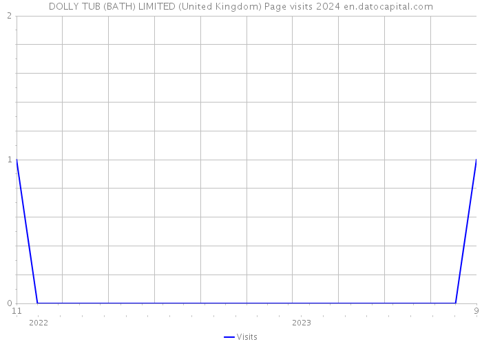 DOLLY TUB (BATH) LIMITED (United Kingdom) Page visits 2024 