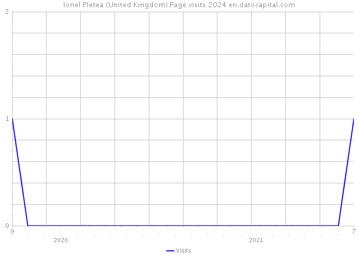 Ionel Pletea (United Kingdom) Page visits 2024 