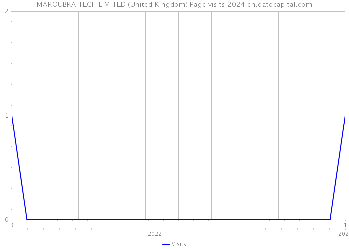 MAROUBRA TECH LIMITED (United Kingdom) Page visits 2024 