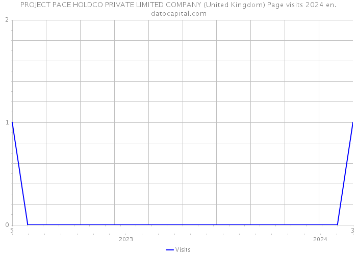 PROJECT PACE HOLDCO PRIVATE LIMITED COMPANY (United Kingdom) Page visits 2024 