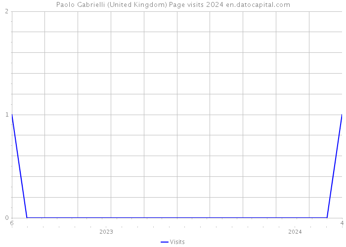 Paolo Gabrielli (United Kingdom) Page visits 2024 
