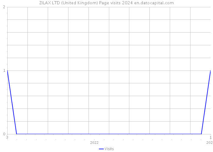 ZILAX LTD (United Kingdom) Page visits 2024 