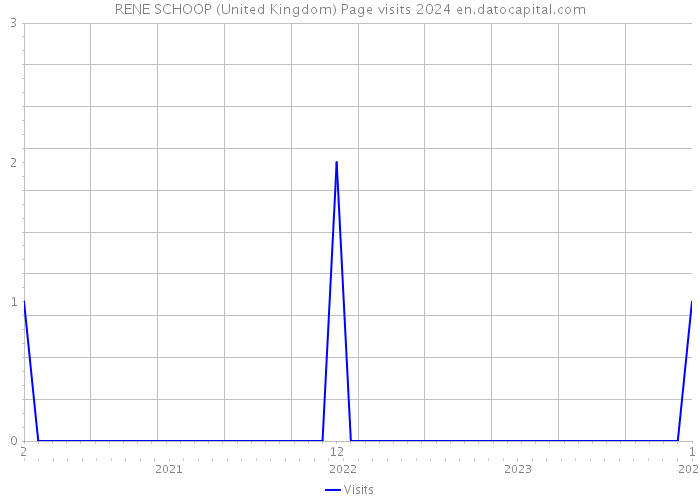 RENE SCHOOP (United Kingdom) Page visits 2024 