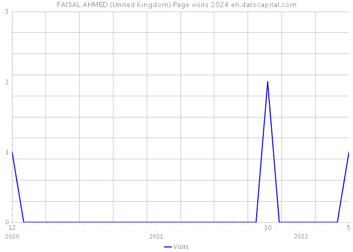 FAISAL AHMED (United Kingdom) Page visits 2024 