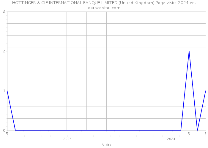 HOTTINGER & CIE INTERNATIONAL BANQUE LIMITED (United Kingdom) Page visits 2024 