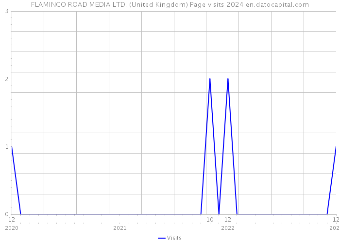 FLAMINGO ROAD MEDIA LTD. (United Kingdom) Page visits 2024 