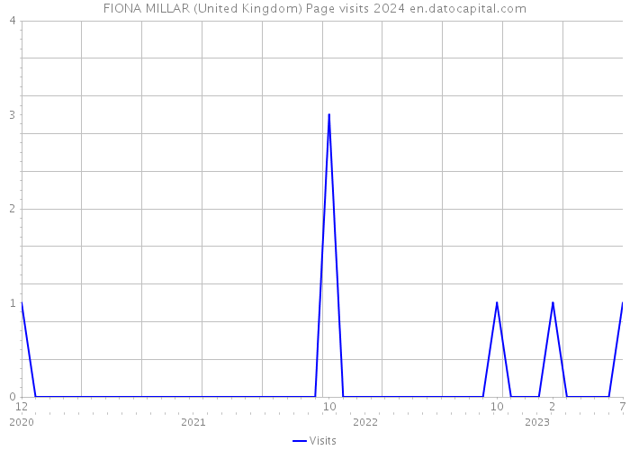 FIONA MILLAR (United Kingdom) Page visits 2024 