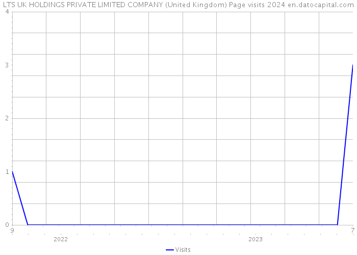 LTS UK HOLDINGS PRIVATE LIMITED COMPANY (United Kingdom) Page visits 2024 
