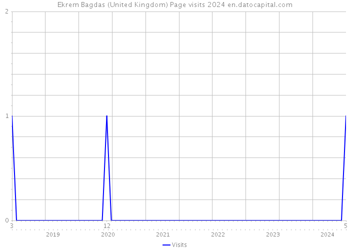 Ekrem Bagdas (United Kingdom) Page visits 2024 