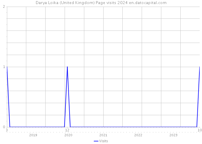 Darya Loika (United Kingdom) Page visits 2024 